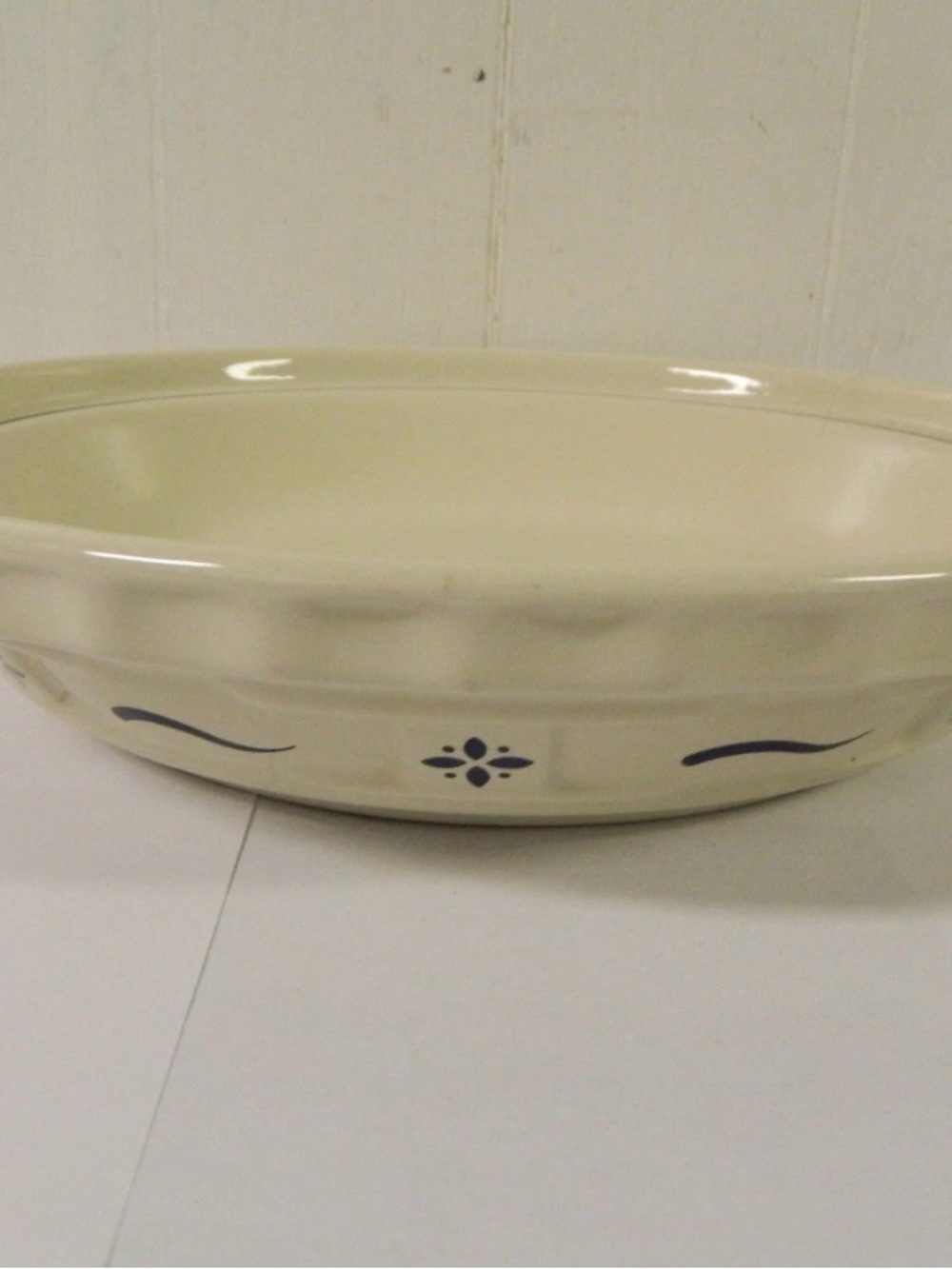 Longaberger Woven Traditions Pie Baker Blue